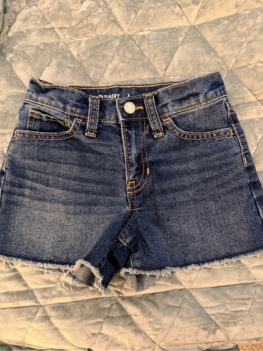 Old Navy Three-Pack Blue Denim Shorts